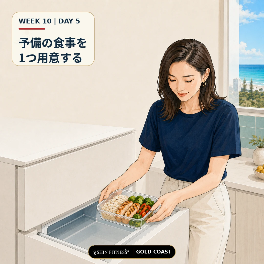 予備の食事を1つ用意する