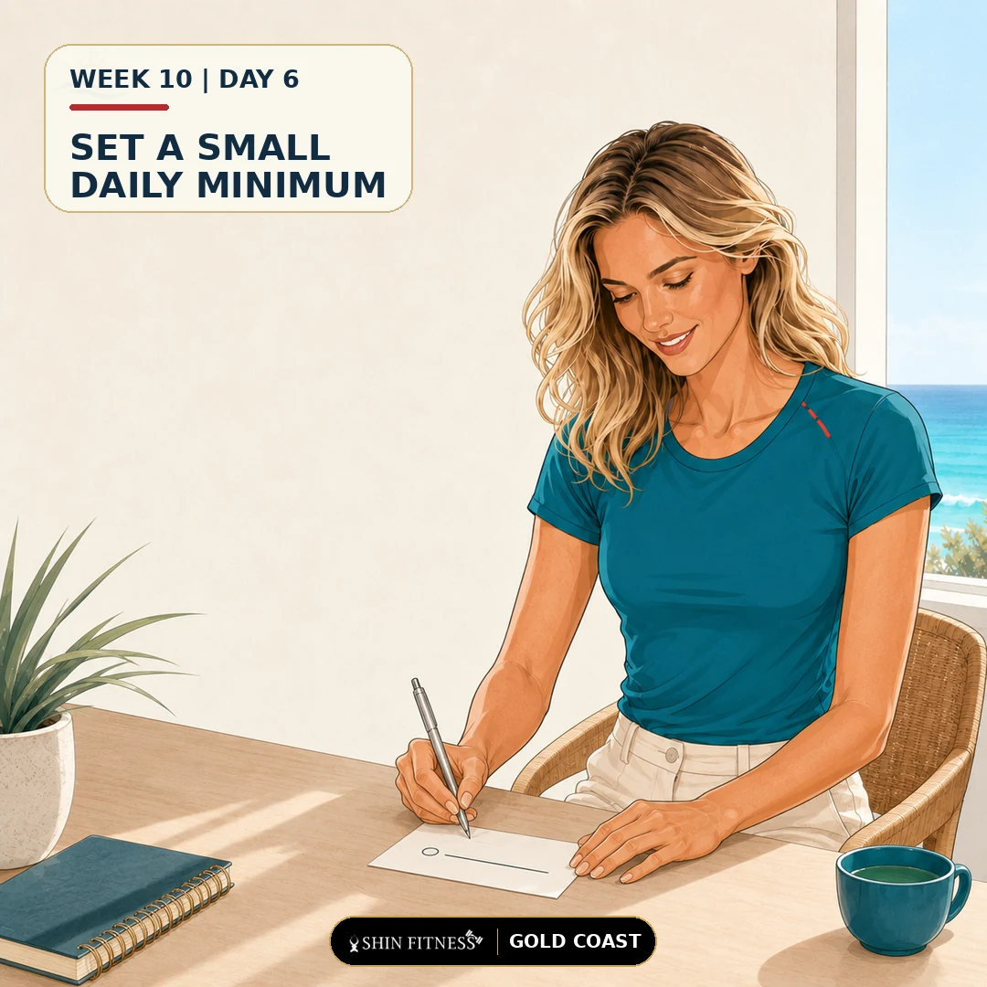 SET A SMALL DAILY MINIMUM