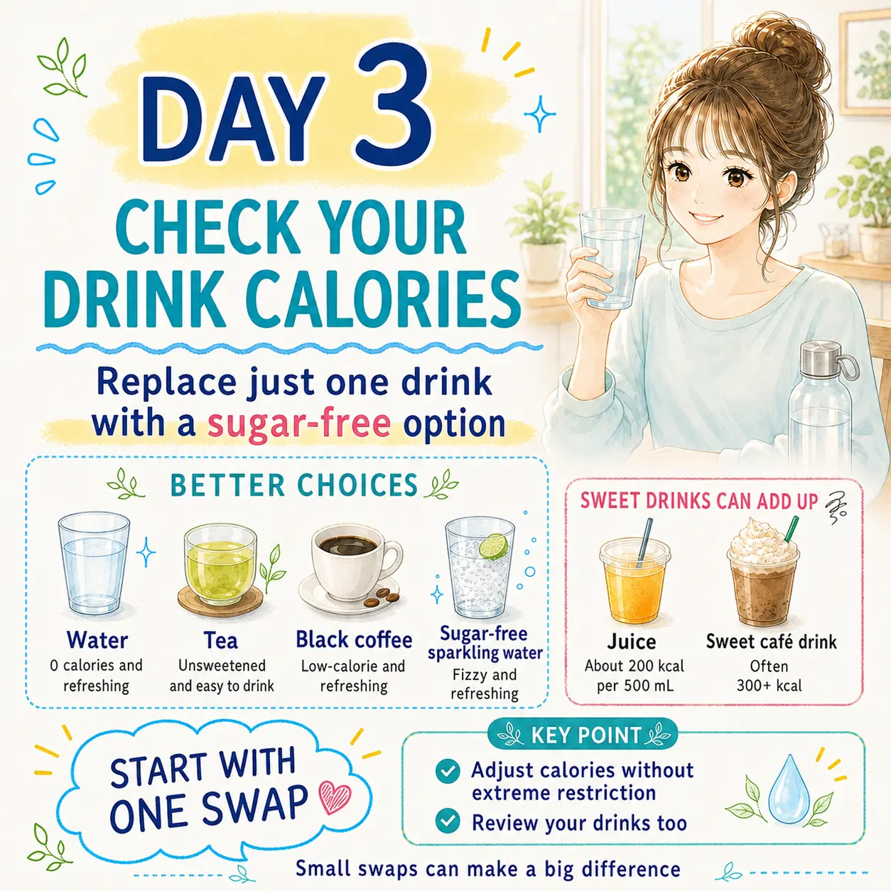 Day 3 check your drink calories