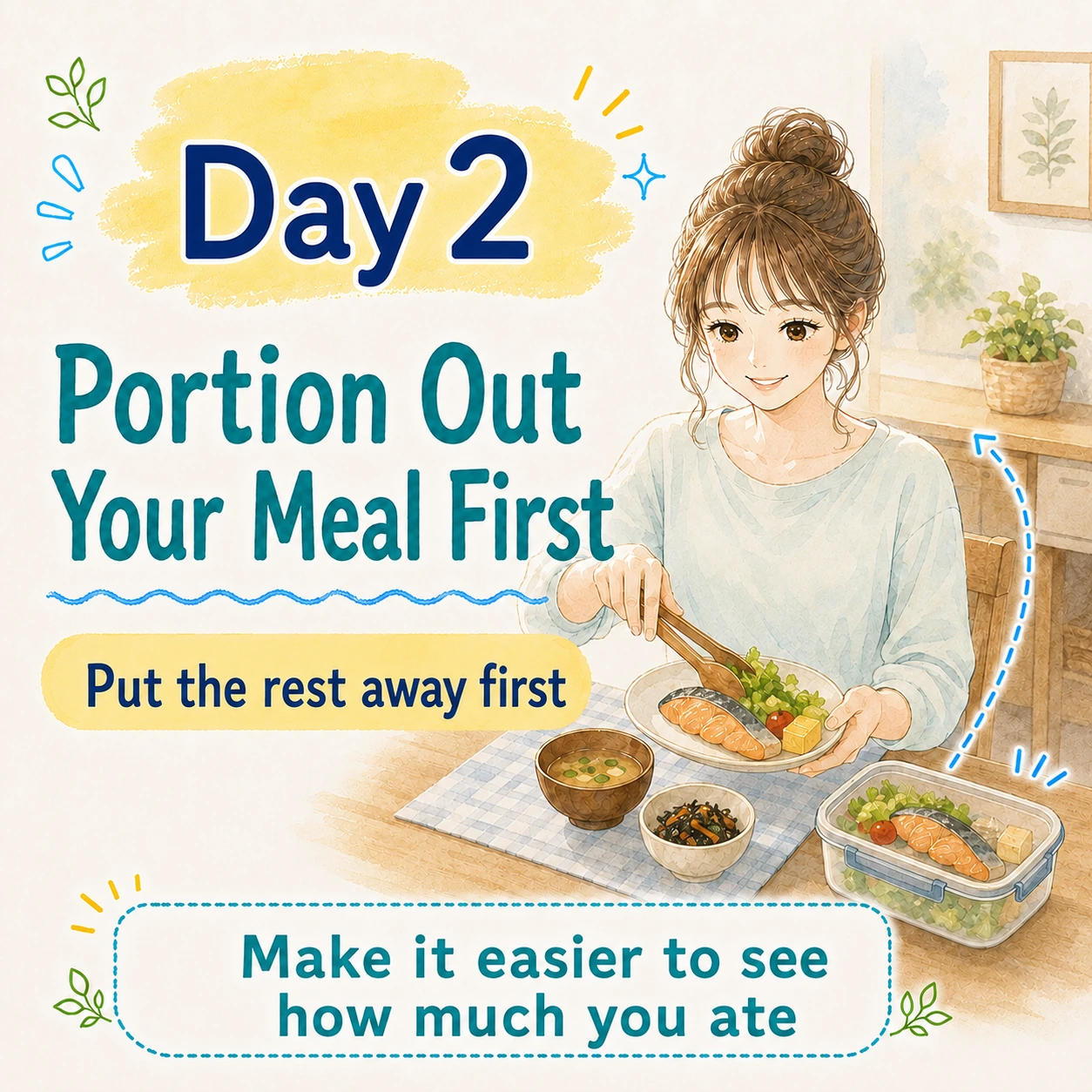 Day 2 portion your meal first